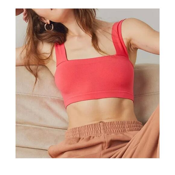 Intimately by Free People Tops - New Intimately FREE PEOPLE Straight Lines Bralette XS/ S Miami Beet